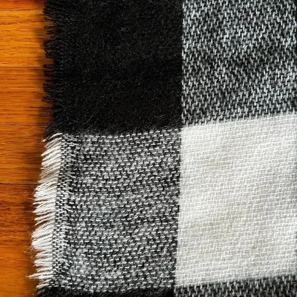 Classic Buffalo check plaid wrap